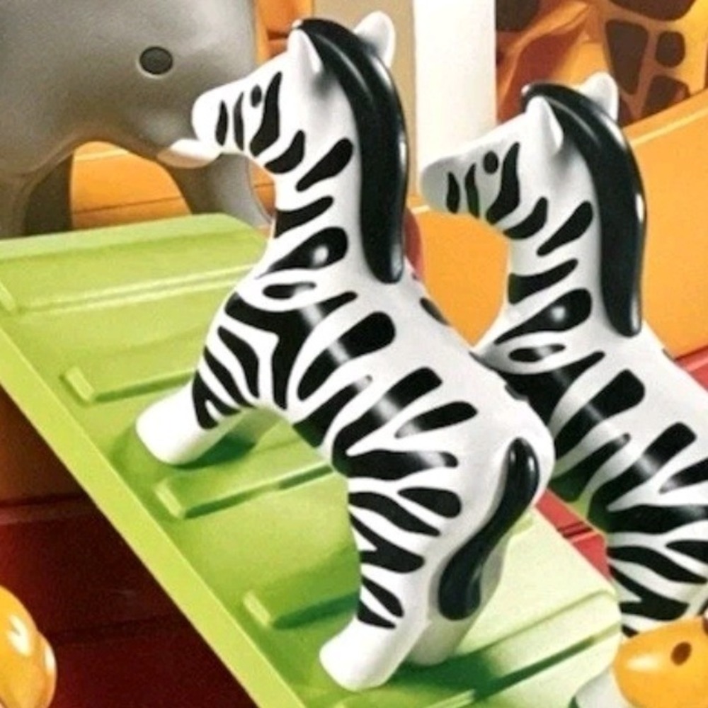 Playmobil 1.2.3 Zebra Animal Figure Zebra Toy 6765 Replacement